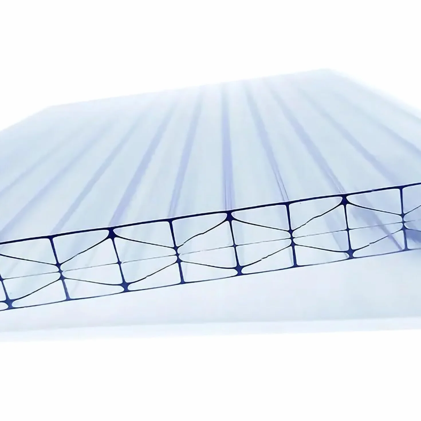AtHaus® Placas alveolares de policarbonato - Corte a medida - 1180 x 700 mm - Grosor 10 mm - Transparentes, resistentes a los rayos UV y a la intemperie - Placa de doble pared para invernadero