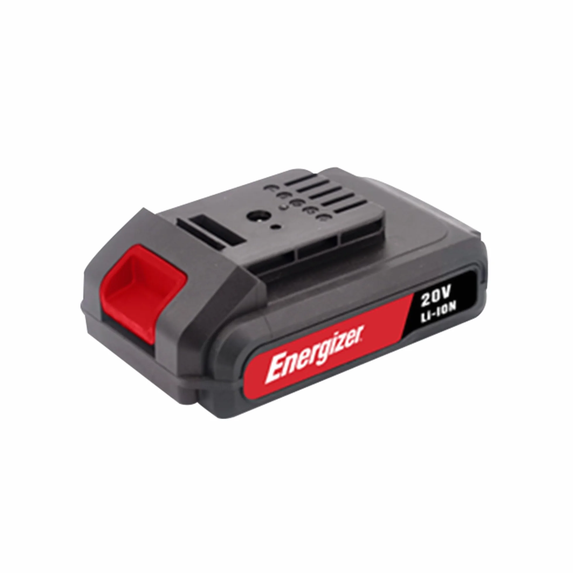 Energizer - Taladro atornillador inalámbrico 20V ultraligero, torque 40 Nm, 2 velocidades (1850 RPM), portabrocas de 10 mm, incluye 2 baterías 20V 2AH + cargador rápido, herramienta de alto rendimient