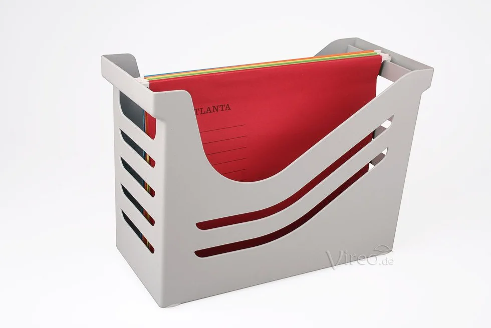 Jalema Re-Solution Caja para carpetas colgantes 5 archivos A4 gris