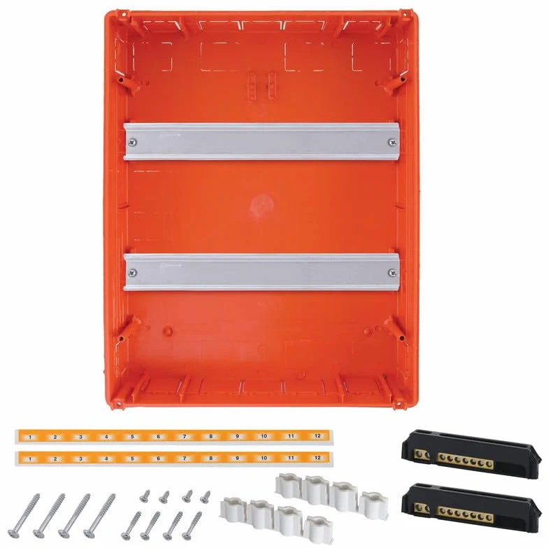 LION Electric Armario 2 filas 24 módulos IP40 caja distribución blanco
