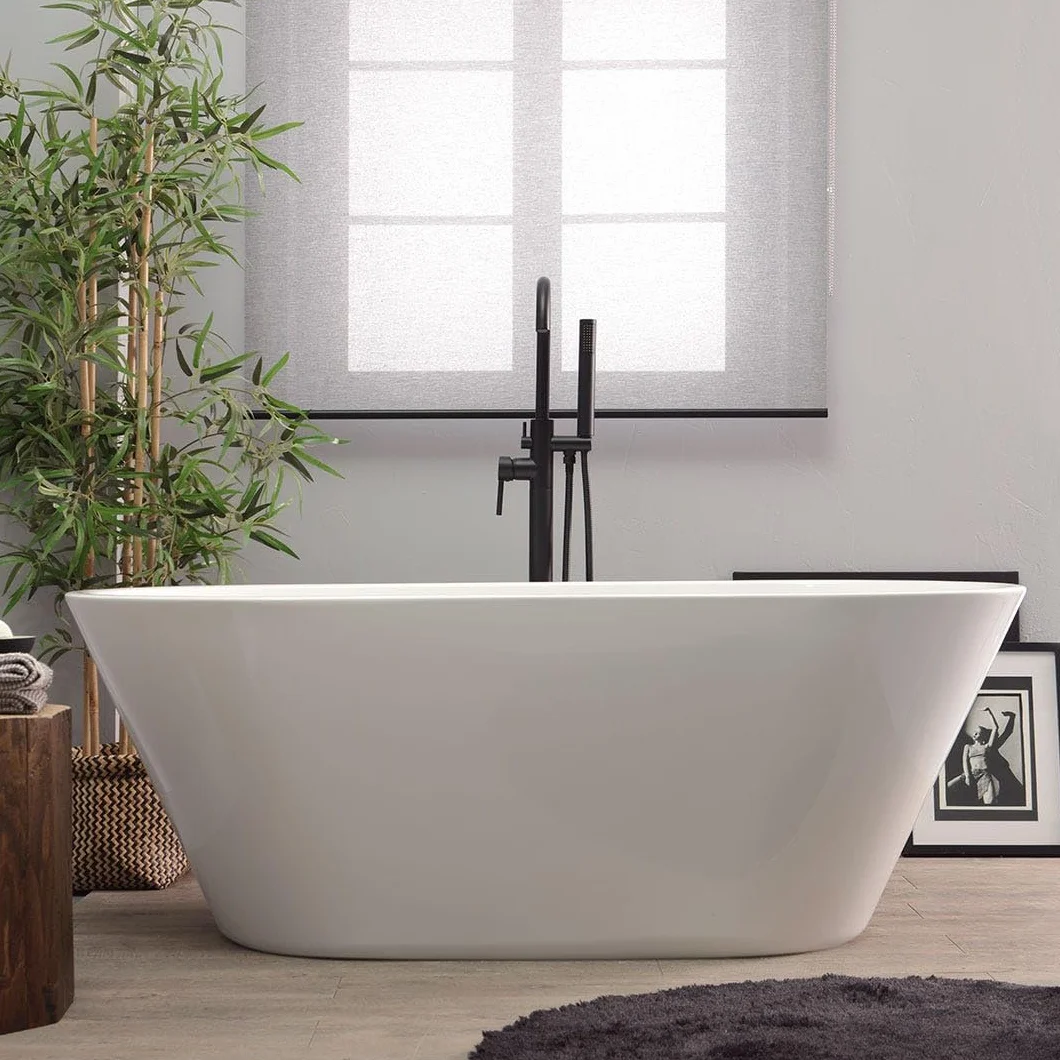 Kiamami Valentina - Bañera exenta acrílica Allegra blanca