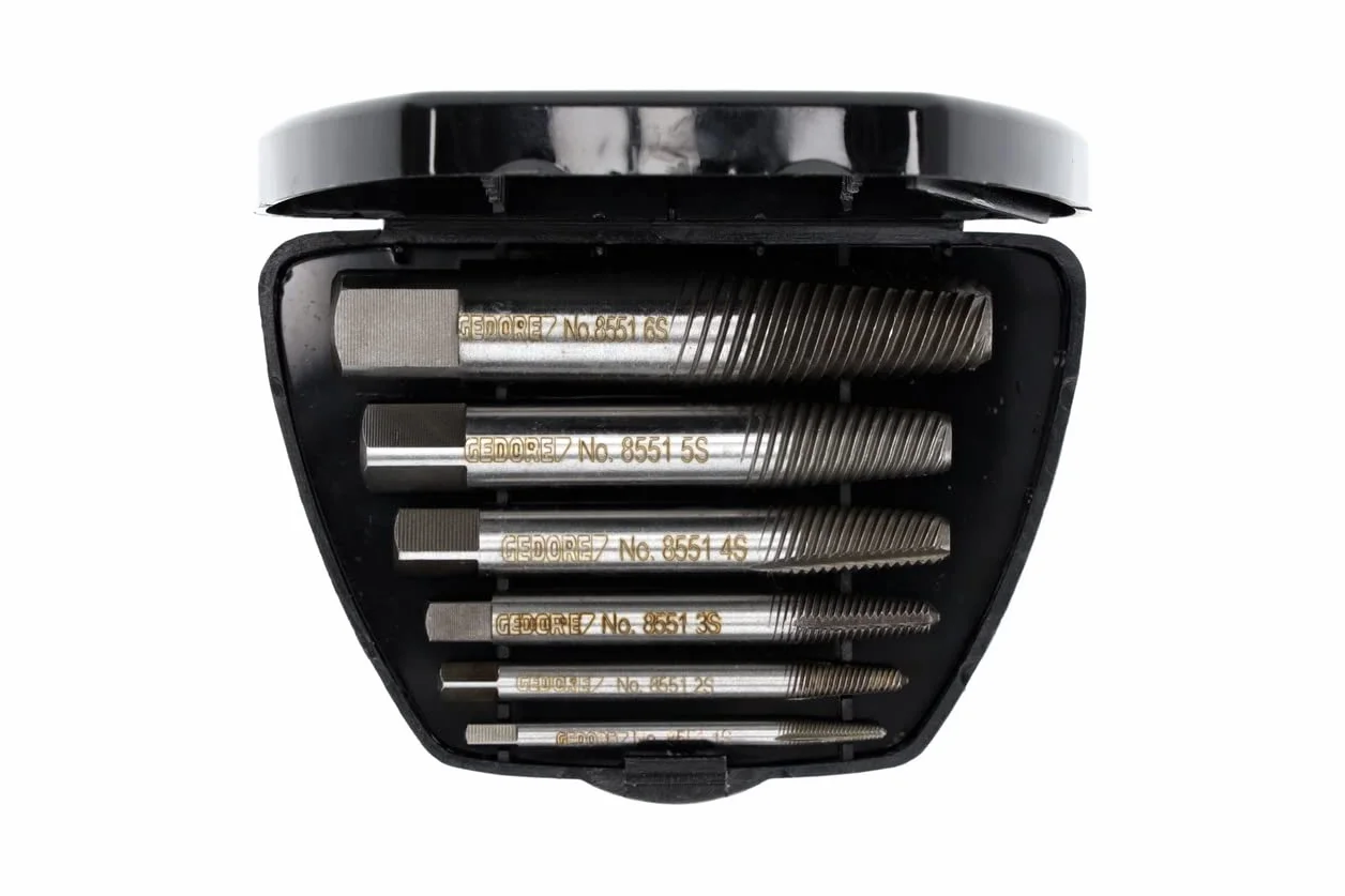 Surtido de extractores de tornillos rotos 6 pzas M3-M24