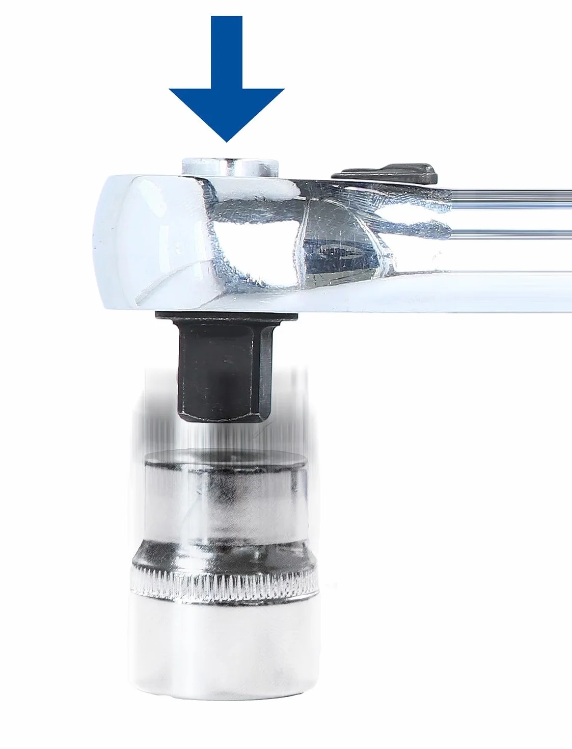 BRILLIANT TOOLS BT022992 Carraca reversible telescópica de 1/2" [Powered by KS TOOLS]
