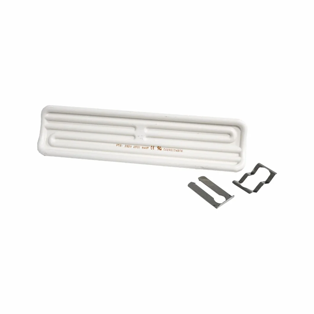 Resistencia cerámica 245x62mm 1000W 230V | Resistencia buffet y platos calientes | Elemento calefactor cerámico | Calentamiento rápido y eficiente
