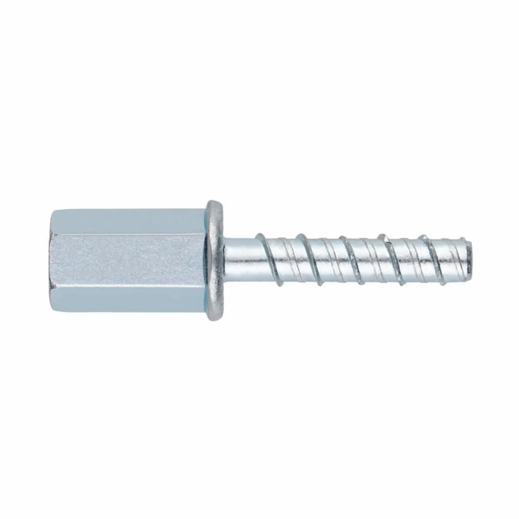 INDEX A PERFECT FIXING - TFF06035 [TFF] Anclaje para fijación directa en hormigón con cabeza rosca hembra, Acero zincado, Homologado, Medida Ø6 x 35 (M8-M10) mm, Caja de 50 unidades
