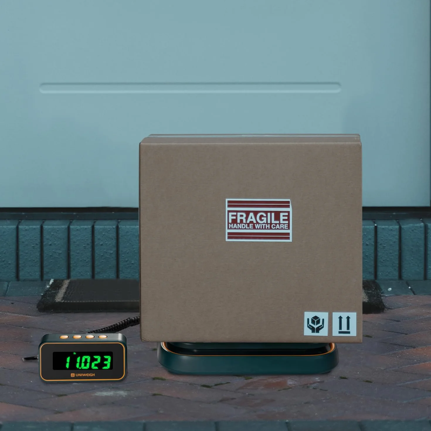 UNIWEIGH Báscula Postal Digital 39kg/86lb con Retención/Tara, Verde