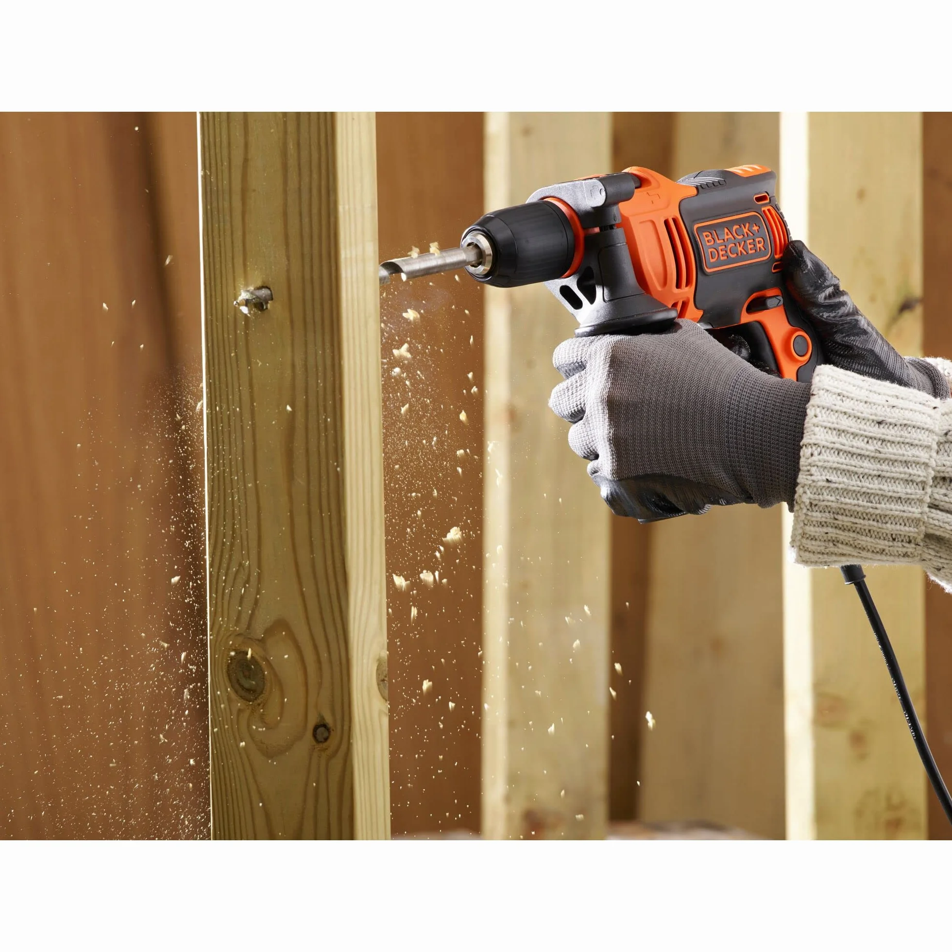 BLACK+DECKER BEH710K-QS Taladro percutor 710W 0-2800 RPM