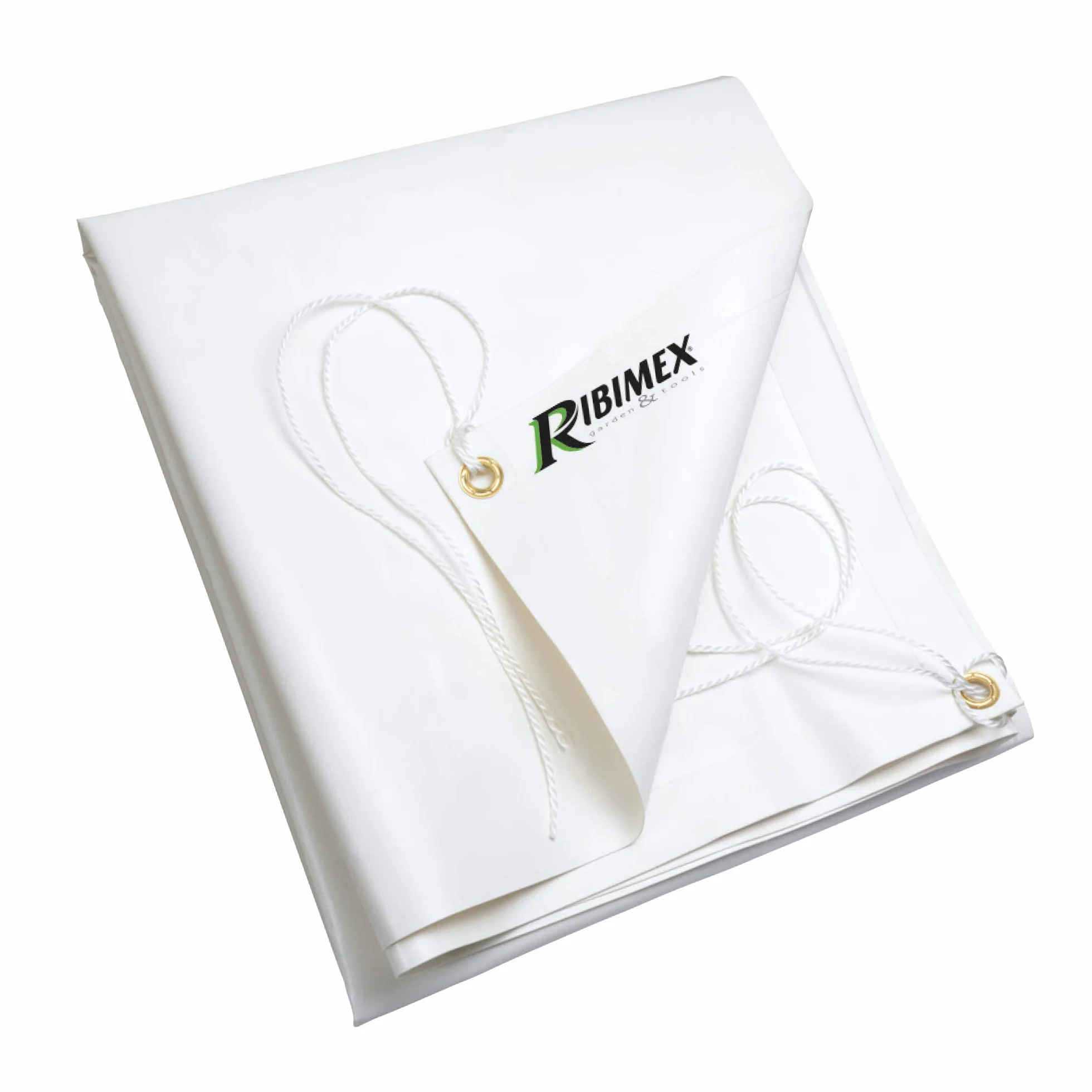 Ribiland 4532 - Lona de PVC de 2 x 3 m 650 g/m² Blanca