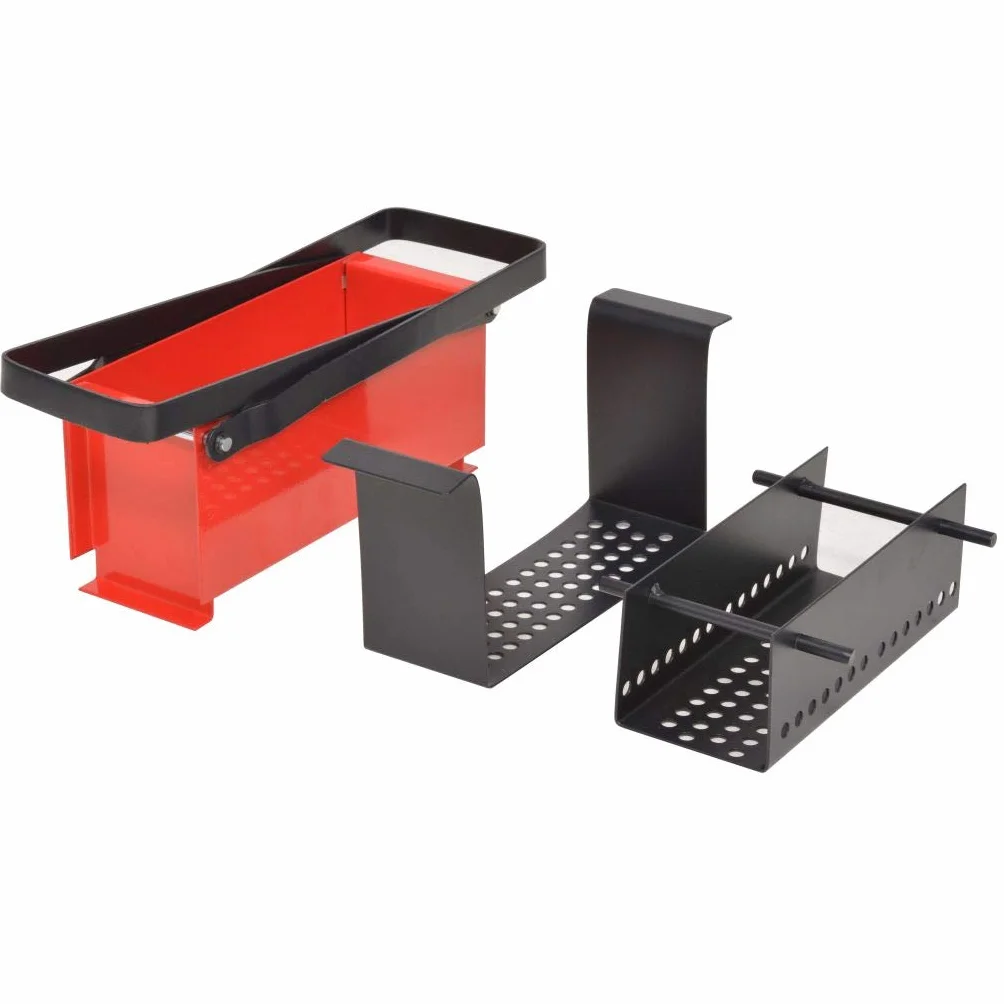 Prensa para Hacer briquetas con Papel 34x14x14 cm Acero | Madera Dura Quemado Largo, Carbono Neutral, Briqueta Eco-Log - Ideal para chimeneas, Estufas, fogones, Estufas, chimneas