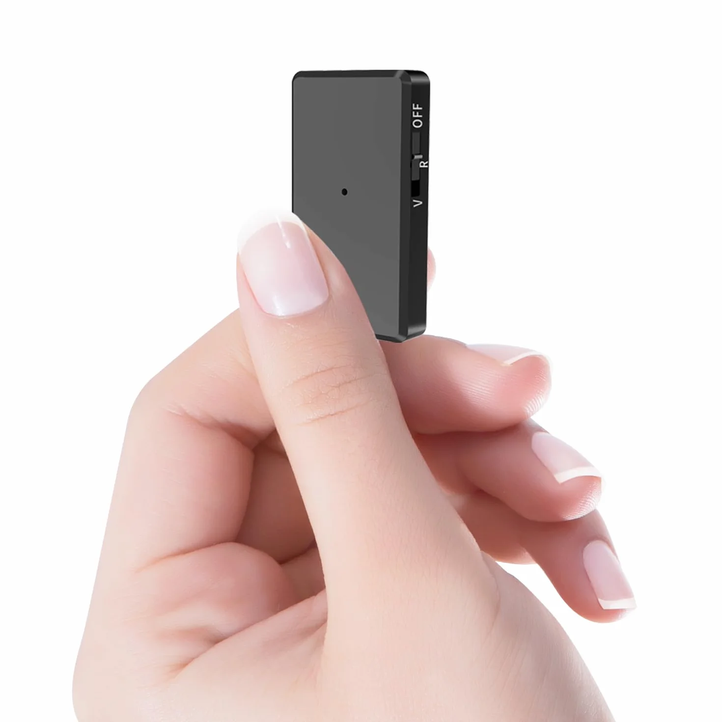 Grabadora de Voz Mini 64 GB Activación Vocal Recargable USB para Reuniones