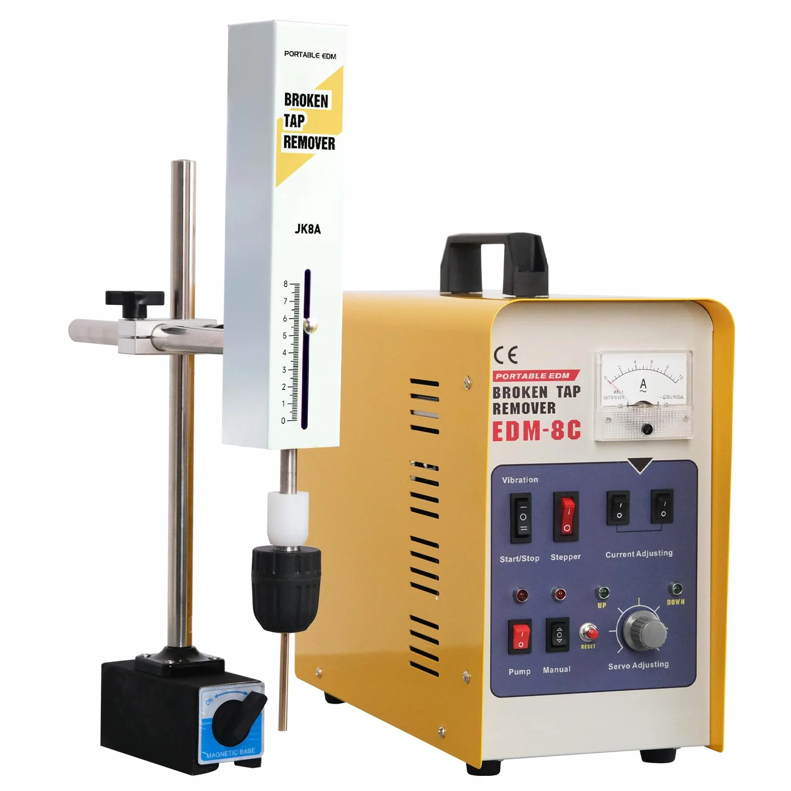 Máquina de electroerosión de extractor giratorio para electroerosión portátil (EDM-8C)