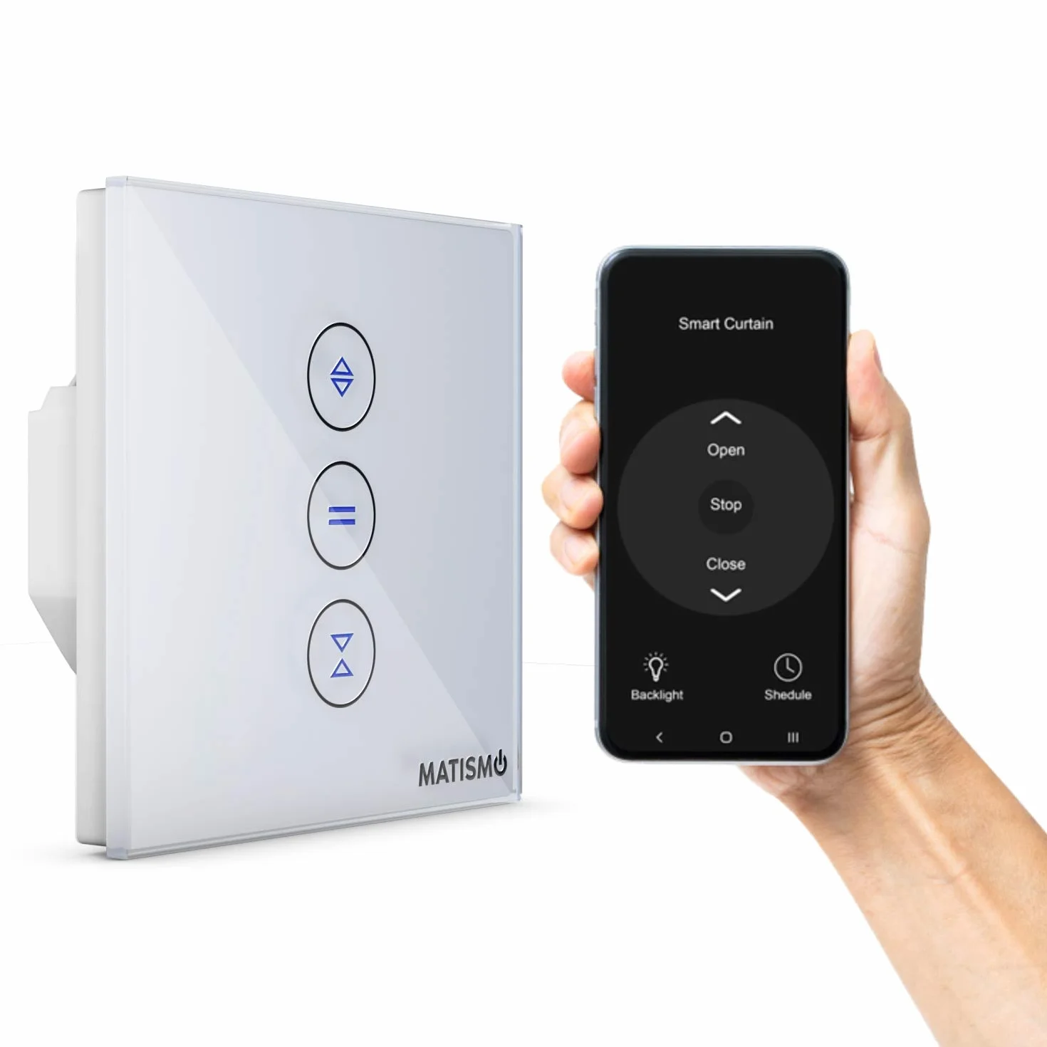 MATISMO Interruptor para persiana Wifi con control por porcentaje