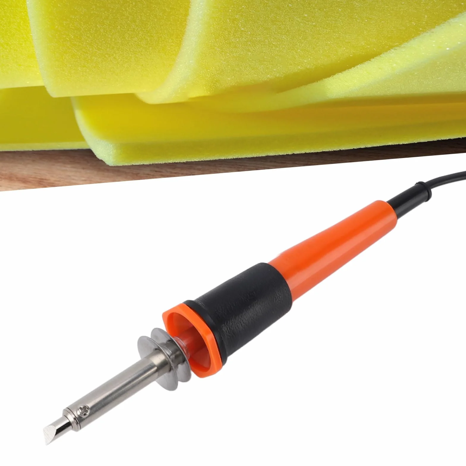 Kit de Herramientas Eléctricas para Cortar Cuchillos Calientes, Kit Eléctrico para Quemar Madera, Soporte de Metal, Cortador de Espuma para Cuchillos Calientes para (Enchufe