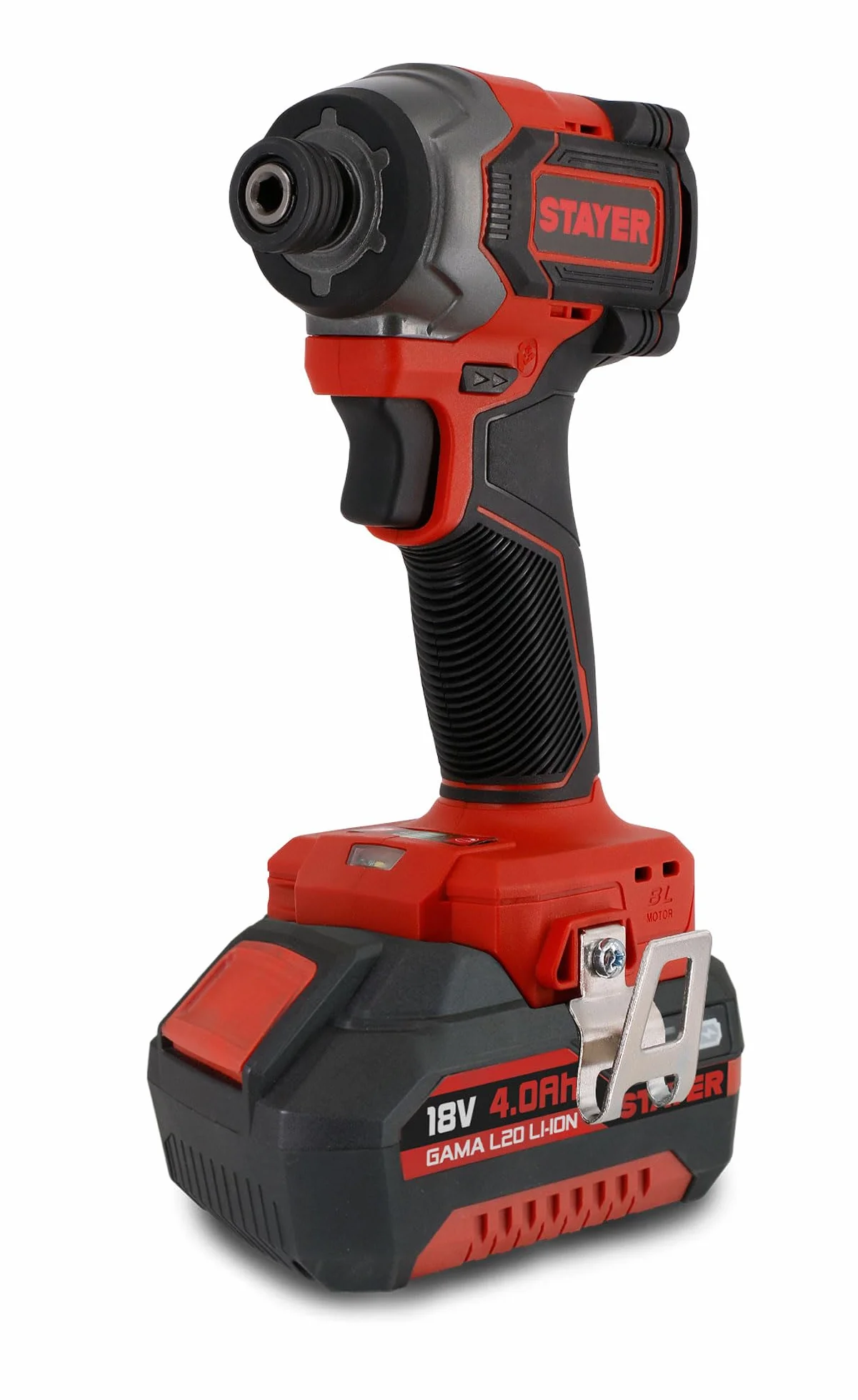 Atornillador de Impacto a batería de 18 V, IS 230 L2014, motor BRUSHLESS, 230 Nm de par de apriete, 9 Modos de trabajo, compatible con la GAMA L20. (Incluye 1 baterías de 4Ah.+ Cargador + Maletín)