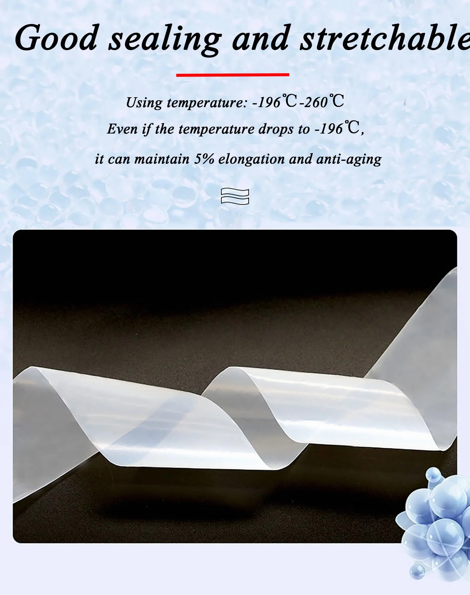 Cinta de teflón (1 kg, 0,2 mm espesor), aislante PTFE diferentes anchos, ideal for sellado industrial y aislamiento eléctrico (100 mm)(50mm)