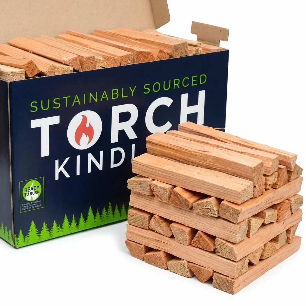 Natural Secado al Horno Torch Kindling 2,5 kg para Estufas de leña Barbacoa Pizza Chimenea
