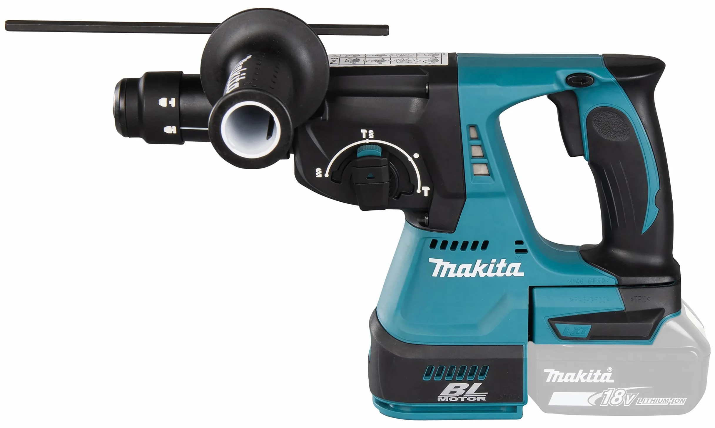 Makita Hammer DHR243Z 18V SDS-Plus 2.0 J BRUSHLESS 3 Funciones (SOLO CUERPO)