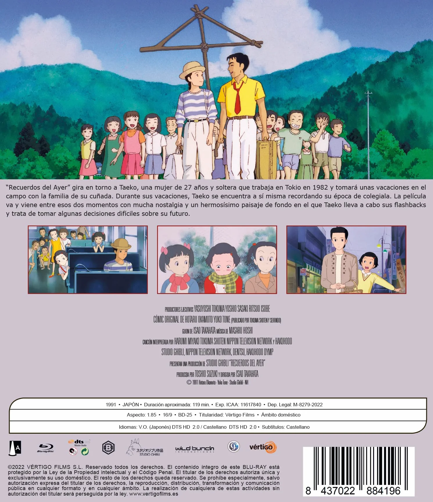 Recuerdos del ayer Blu-ray