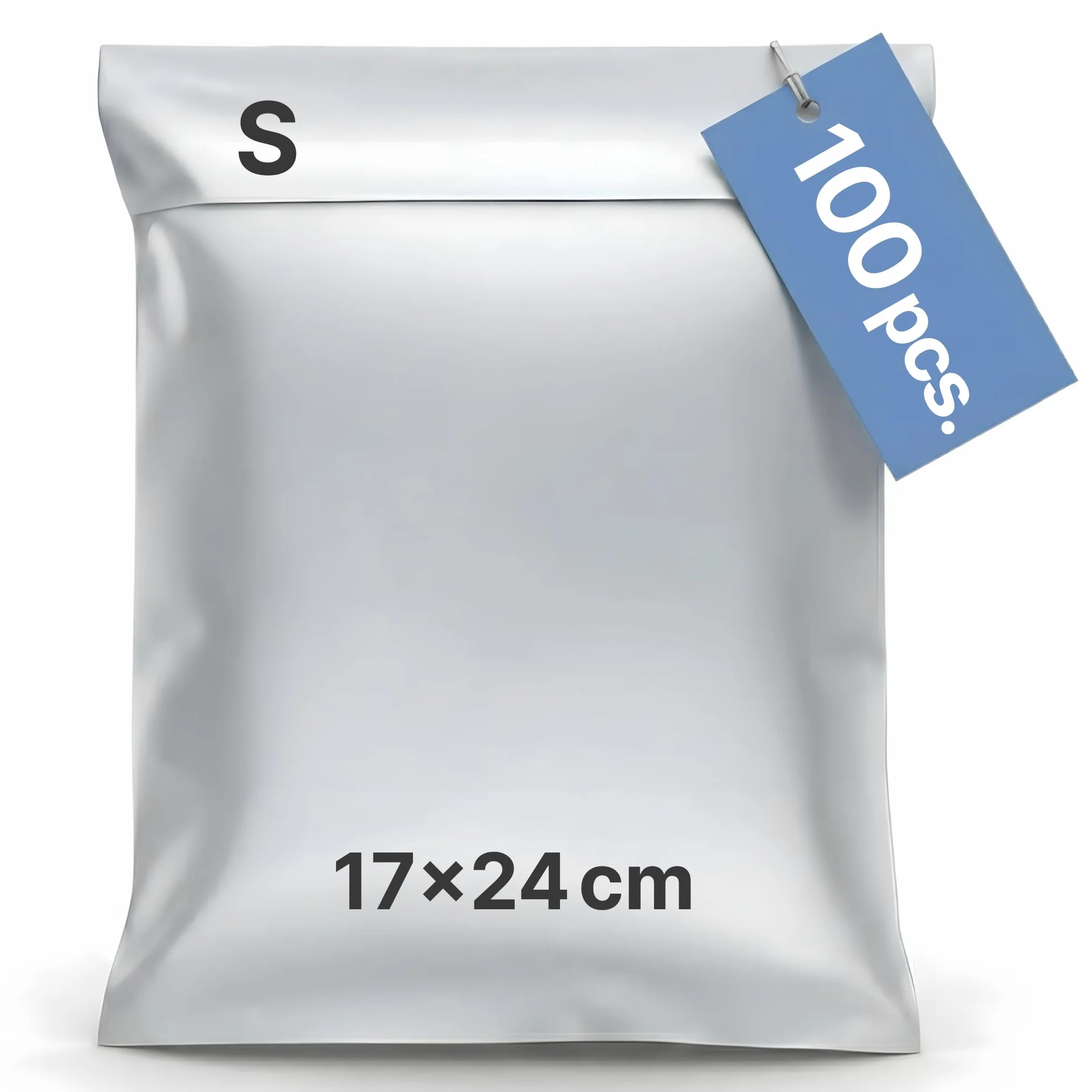 Bolsas de envío S 17x24 cm 100 uds impermeables opacas para Vinted Wallapop ecommerce