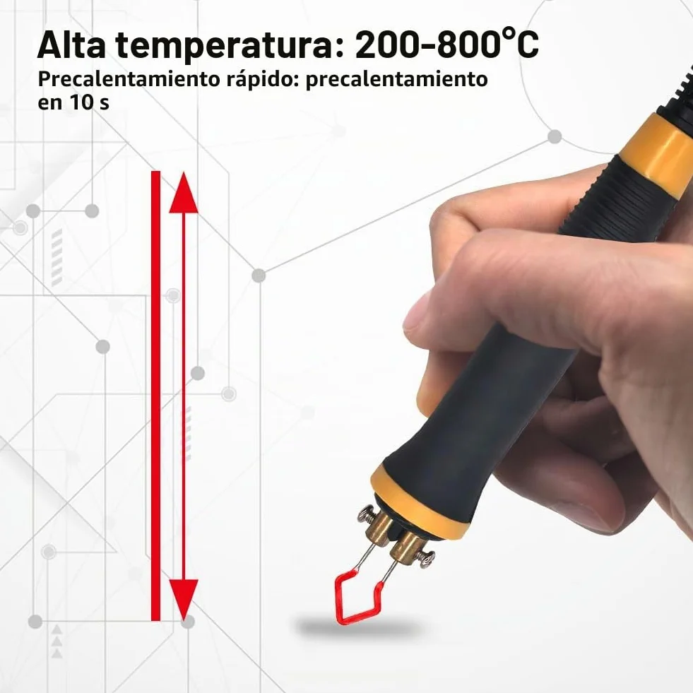 Máquina de Pirograbado Profesional Kit de Quema Lapiz Pirografo Madera | 23 Puntas | Temperatura Regulable | Bolsa de Transporte | para Grabado en Madera Cuero