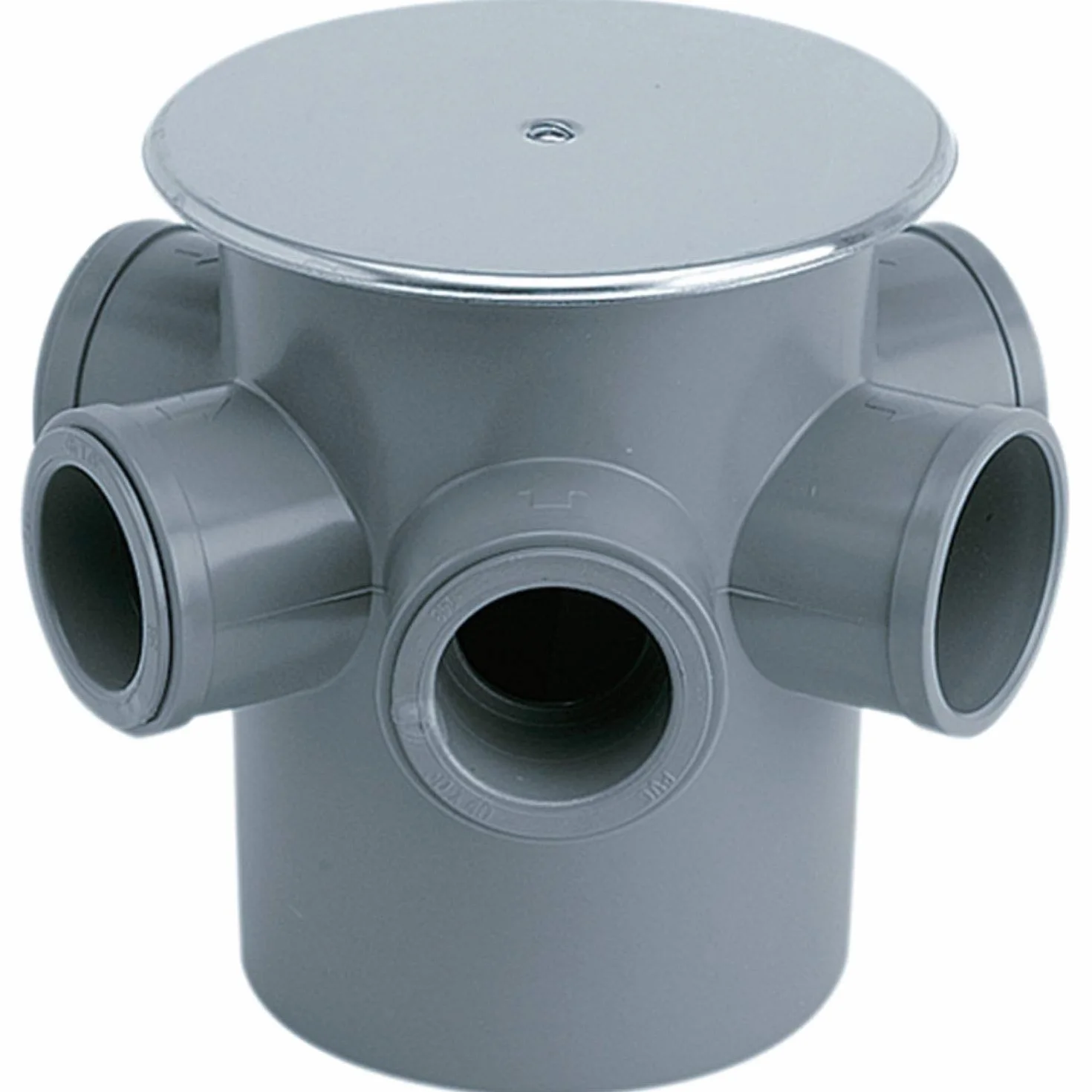 Jimten 09150 Bote sifónico (diámetro 50) Gris, Estándar