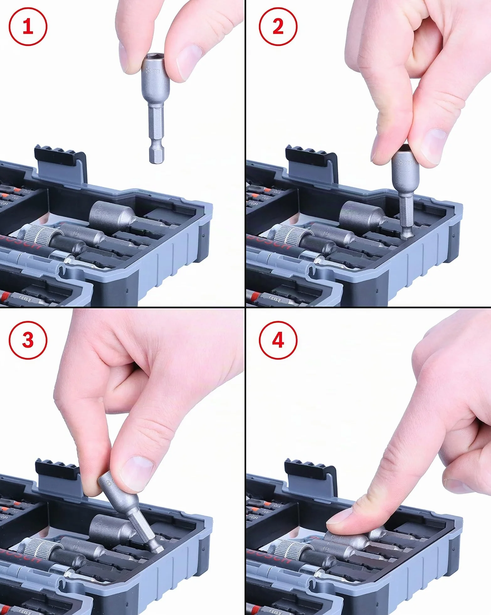 Bosch Professional Set de 35 unidades Brocas y Puntas de Atornillar HSS-G Extra Hard (Cruceta, Pozidriv, Hex-, TH-, S-Bit, Accesorios taladros rotativos y atornilladores)
