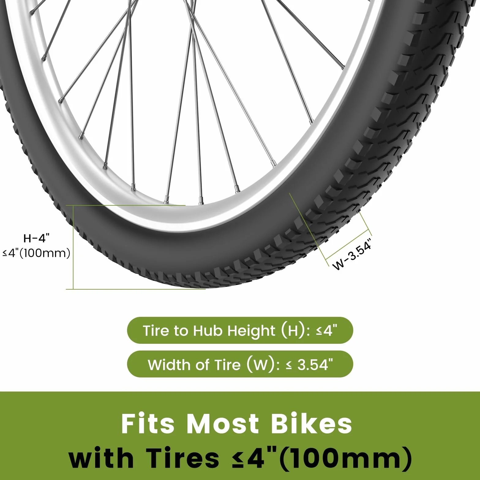 Housolution Soporte Vertical de Pared Giratorio para Bicicletas, Soportes de Ppared para Bicicletas de Montaña, Soporte de Almacenamiento de Bicicletas para Garaje, Soporta hasta 66 Libras(2 Paquete)