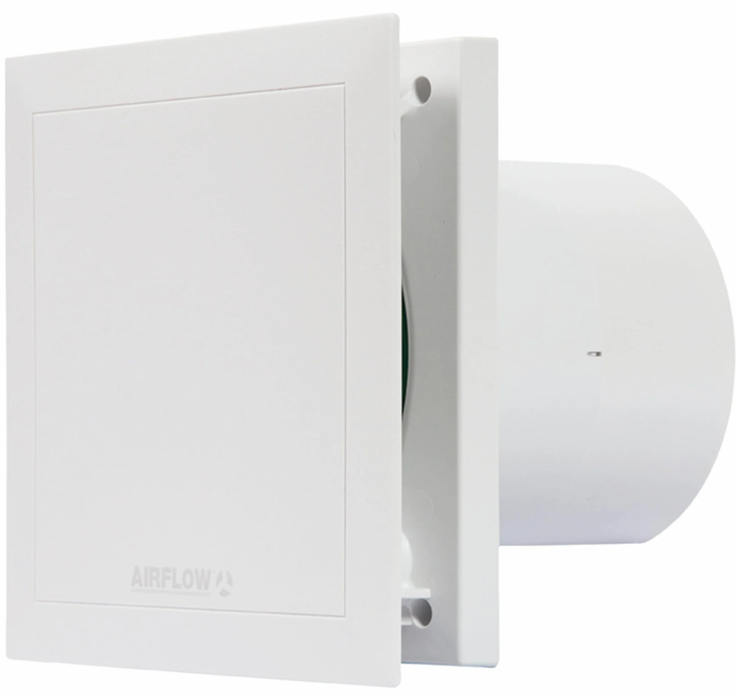 Airflow QT100B Extractor Baño Básico, 100 mm, 2 Velocidades, 25 dB(A), 5/9 W, Hasta 25 l/s, Certificado QuietMark, Garantía 3 Años