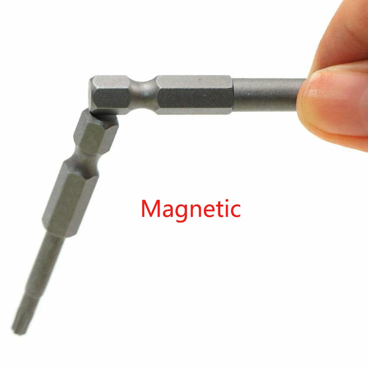 COMOK T8/T10/T15/T20/T25/T30 - Juego de 10 puntas de destornillador magnéticas de cabeza de torx de 50 mm de largo
