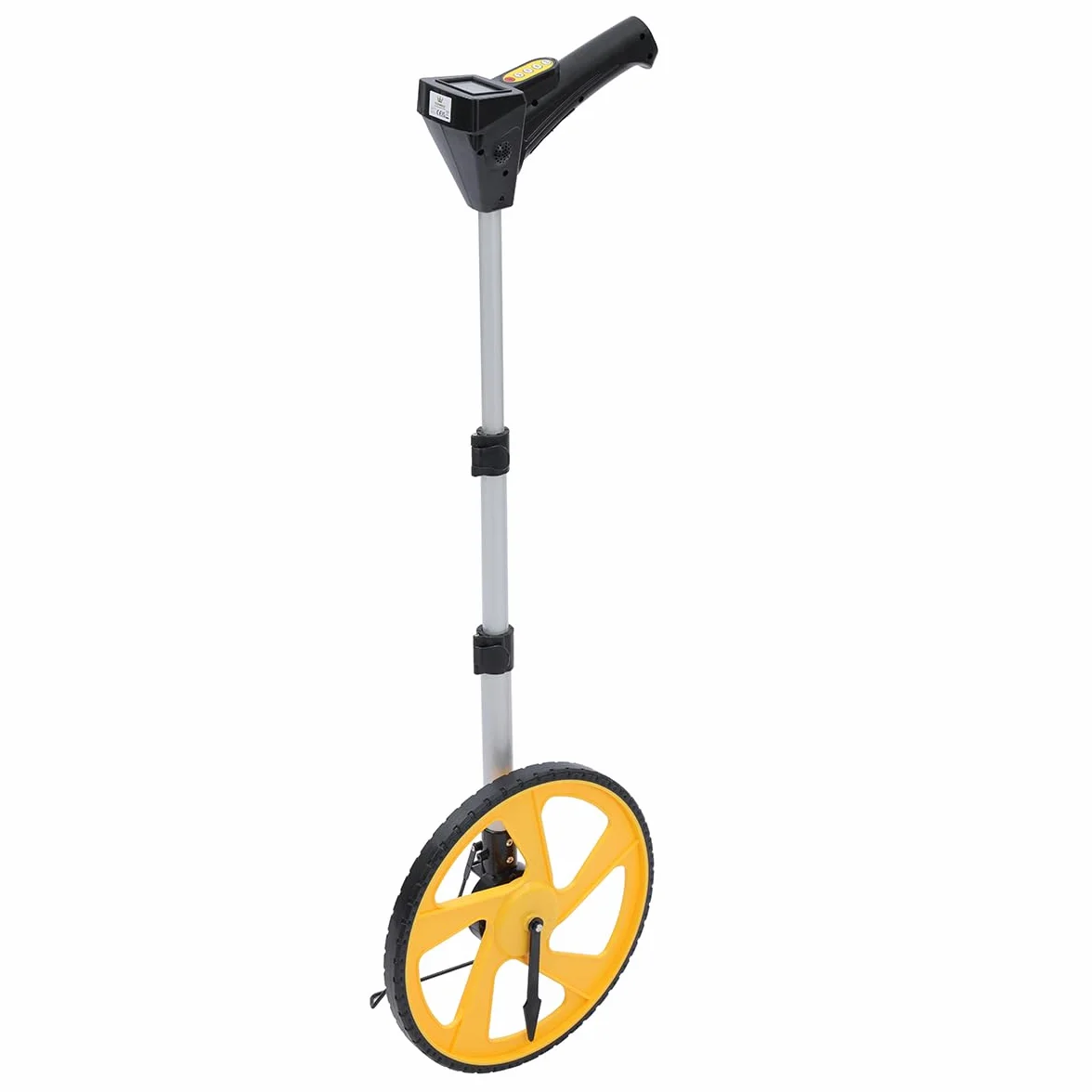 TOPWAY Rueda Digital Medidora de Distancias 9999.9m con Mango Telescópico 70-100cm, Pantalla LCD y Bolsa de Almacenaje, para Medir Carreteras Terrenos Rueda Trundle 311194