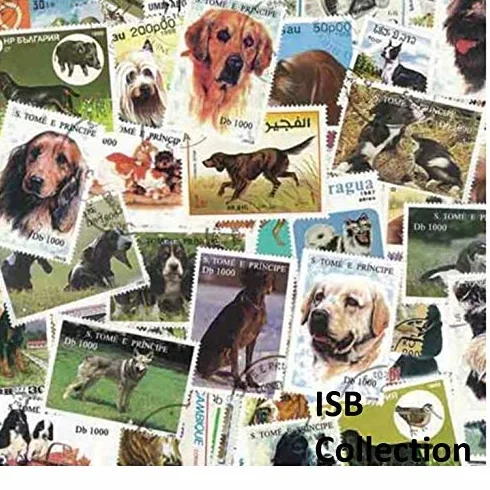 Perros 100 Sellos de Colección diferentes