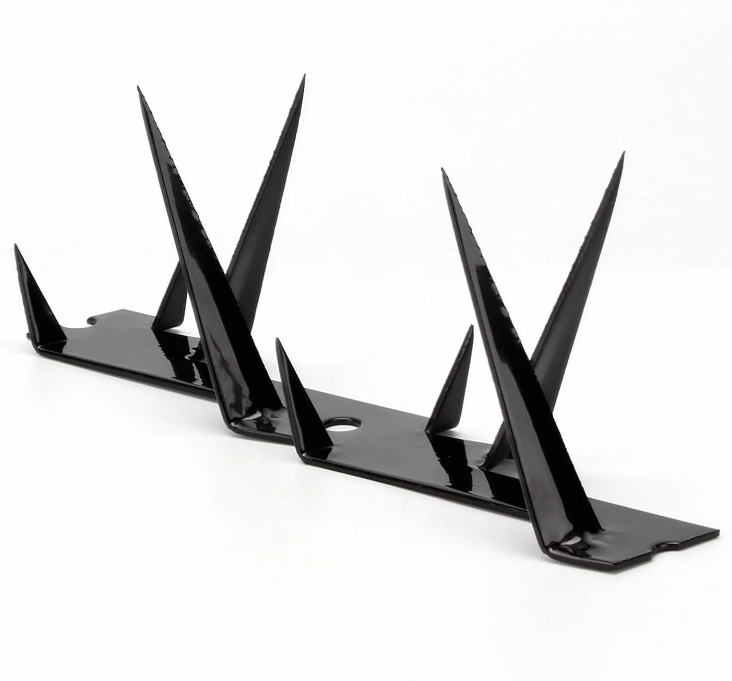 Clavos de pared de valla de puerta antirrobo, clavos de pared de valla de Seguridad y escalada Building Supplies - Pinchos de seguridad de metal (39x10 cm, 8 unidades,para proteger a los defensores