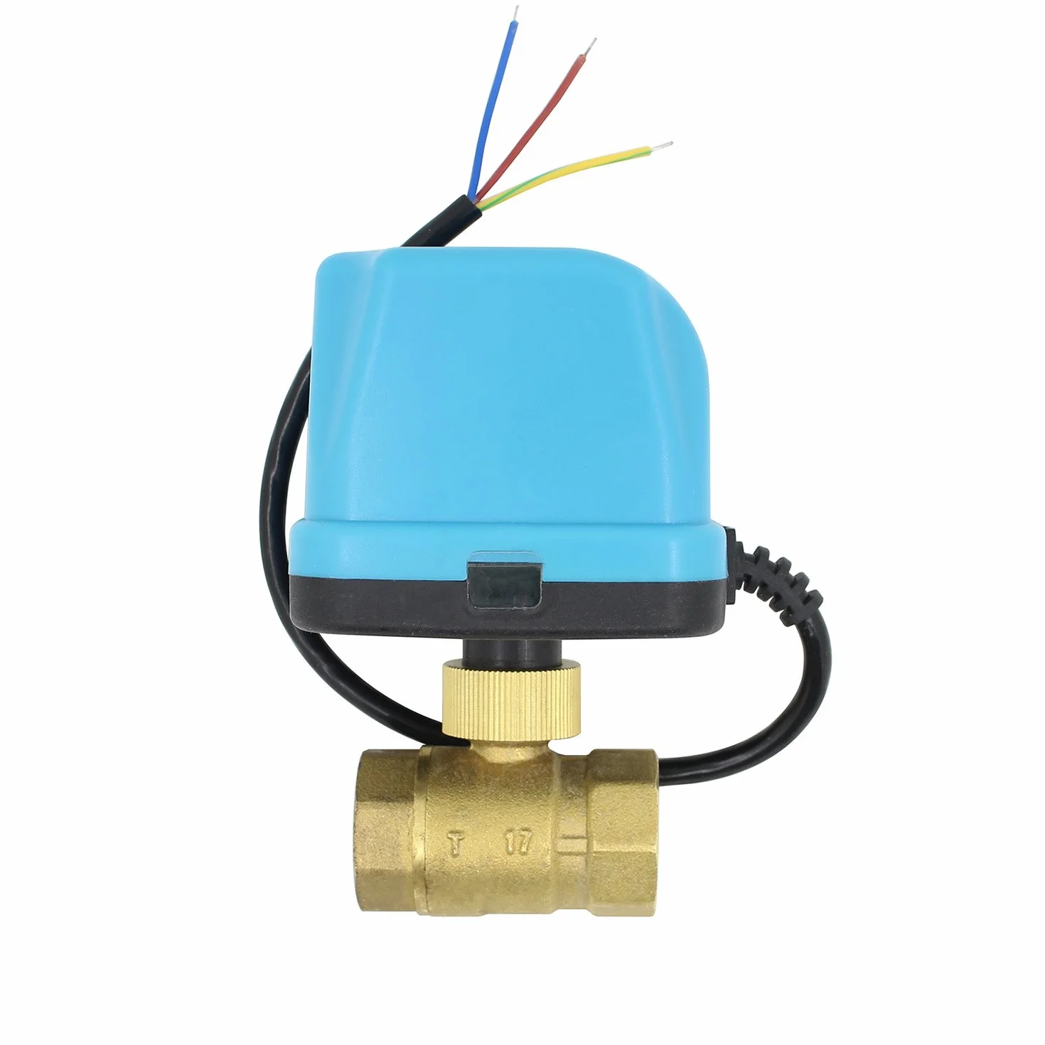 DC 24V Valvula motorizada 24 v electrovalvula 24v 2 vias 1/2 3/4 1 1-1/4 1-1/2 2 pulgada (DN25 (1"))
