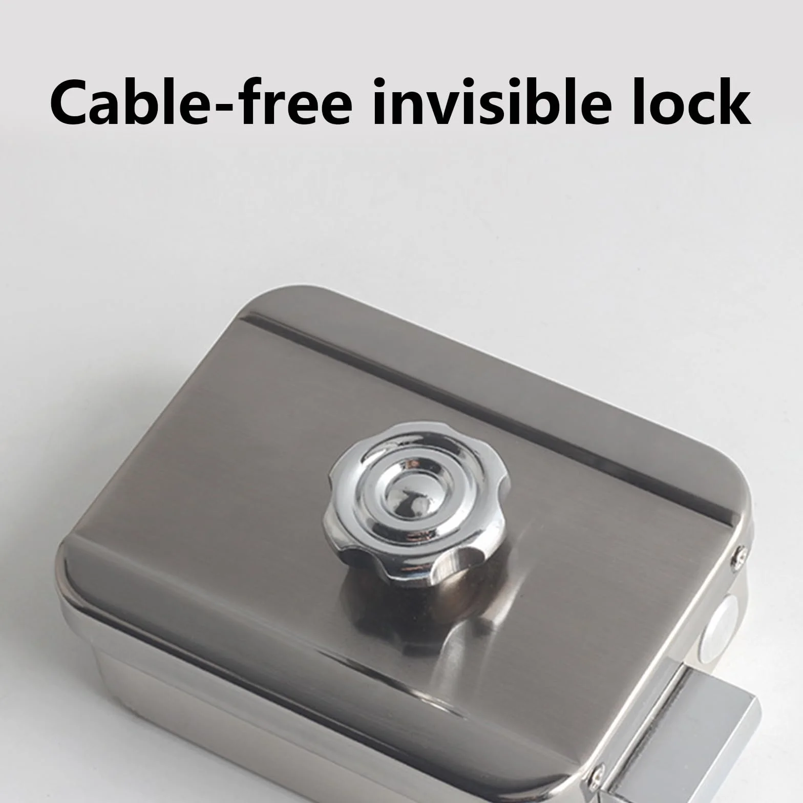 Cerradura de puerta electrónica invisible inteligente cerradura de puerta de seguridad para el hogar cerradura de puerta de control remoto