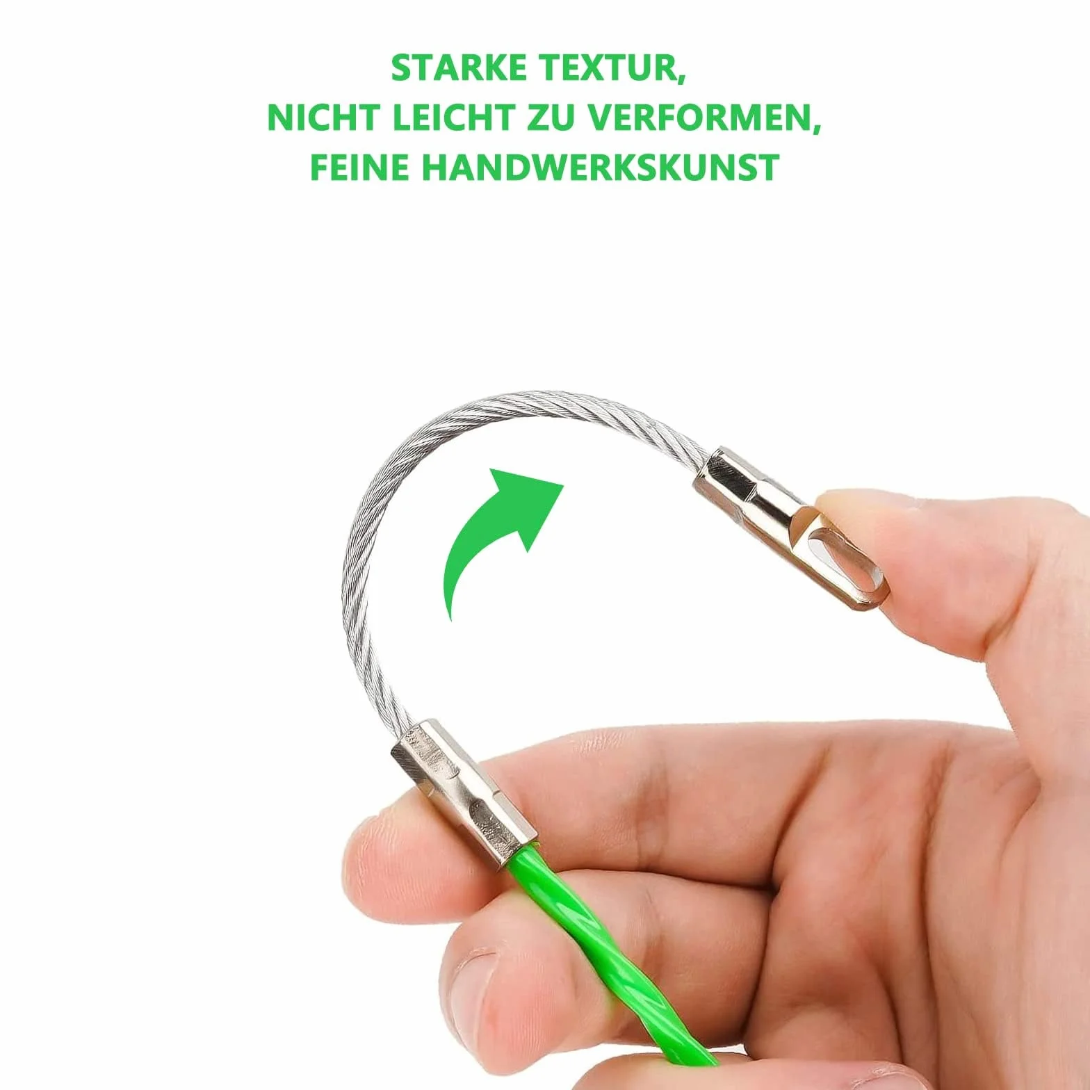 Ayuda para pasar cables, espiral de inserción de 20 m, diámetro de 4 mm para guía de cables, ayuda para el tendido de cables, ayudas para pasar cables, adecuado para fibra óptica, electricidad