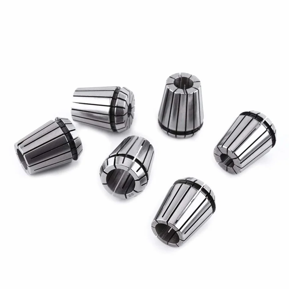 Set de Pinzas de Alta Precisión 6pcs ER32 para la Máquina de Grabado CNC y la Herramienta de Fresado de Torno de 2-20 mm