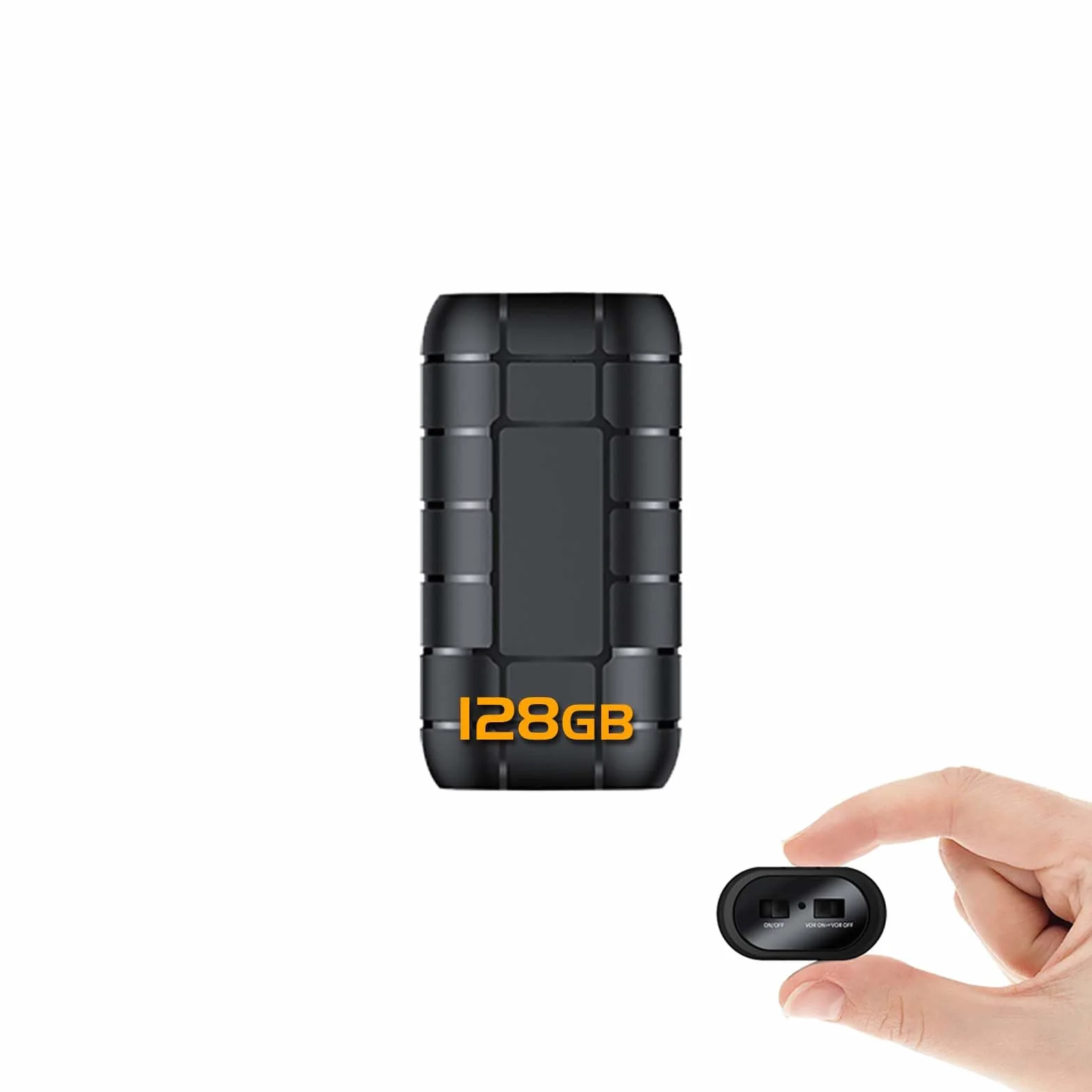 Grabadora de Audio Digital STTWUNAKE 128G, Batería de 12 Días, 2000 Horas, Activación por Voz