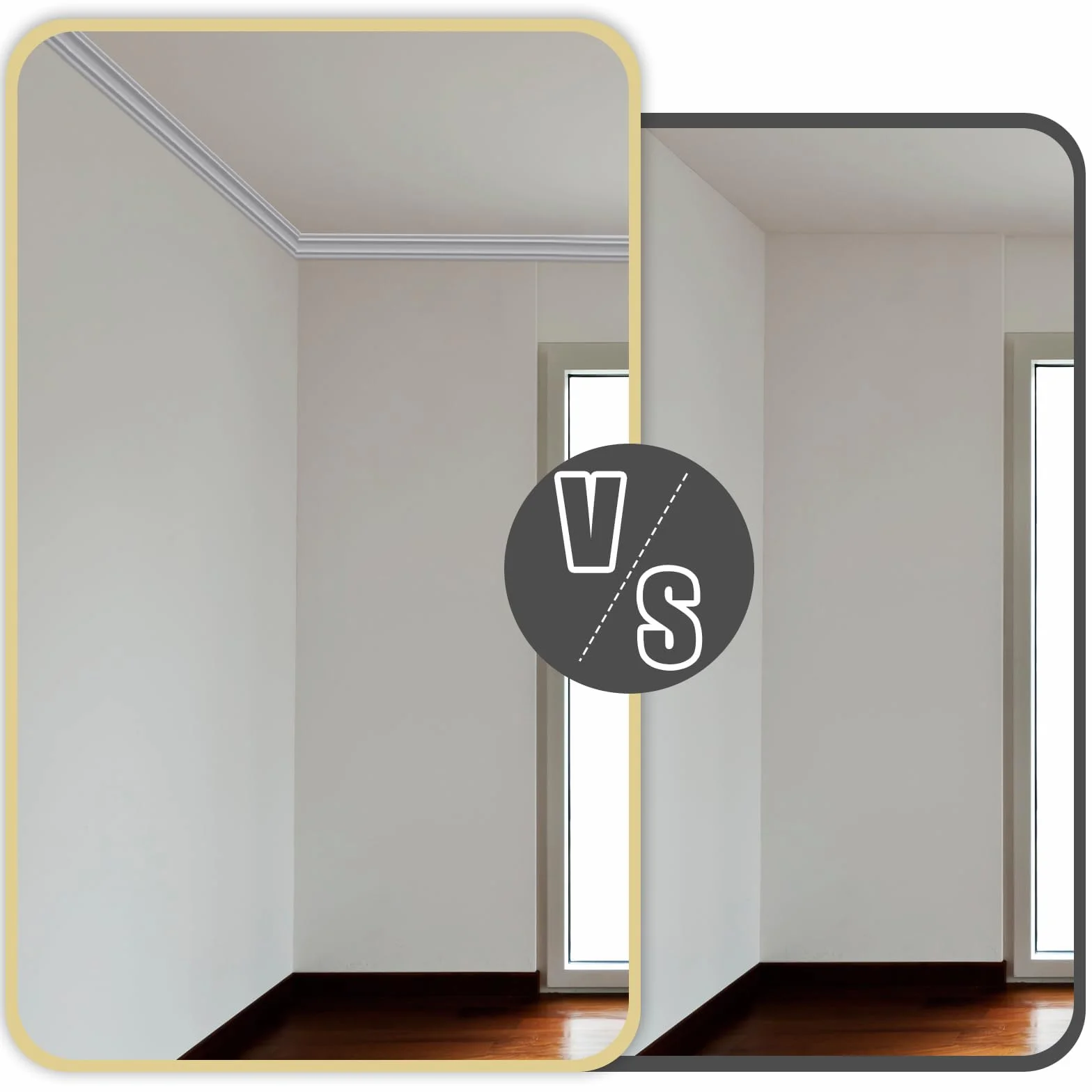 Moldura Autoadhesiva Flexible Tira de Ajuste 5m TPE Triangular 12x9mm para Decoración de Pisos y Bordes de Pared