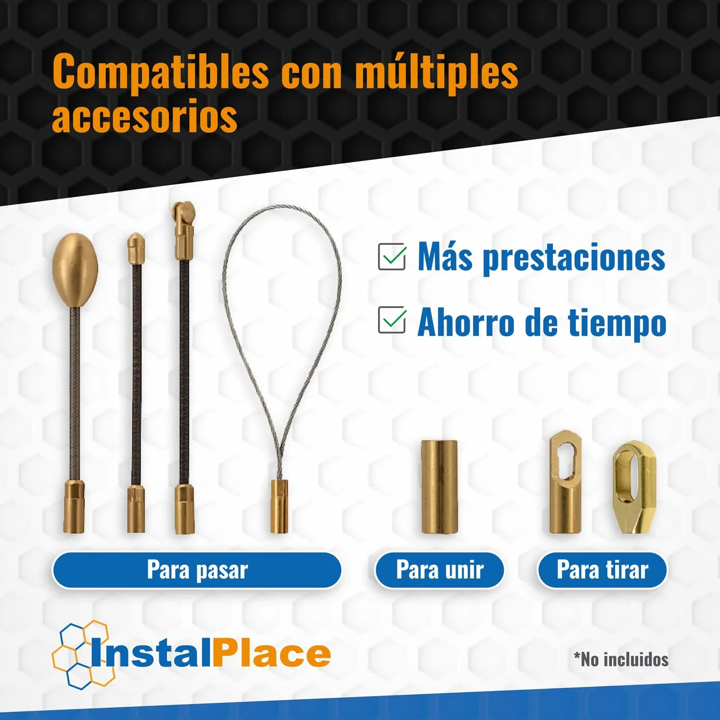 Pack Guía Pasacables Trenzada Monofilamento 15m Ø 3mm + Lubricante 1L, Alta Resistencia, Gran Alcance, Baja Fricción, Alta Flexibilidad