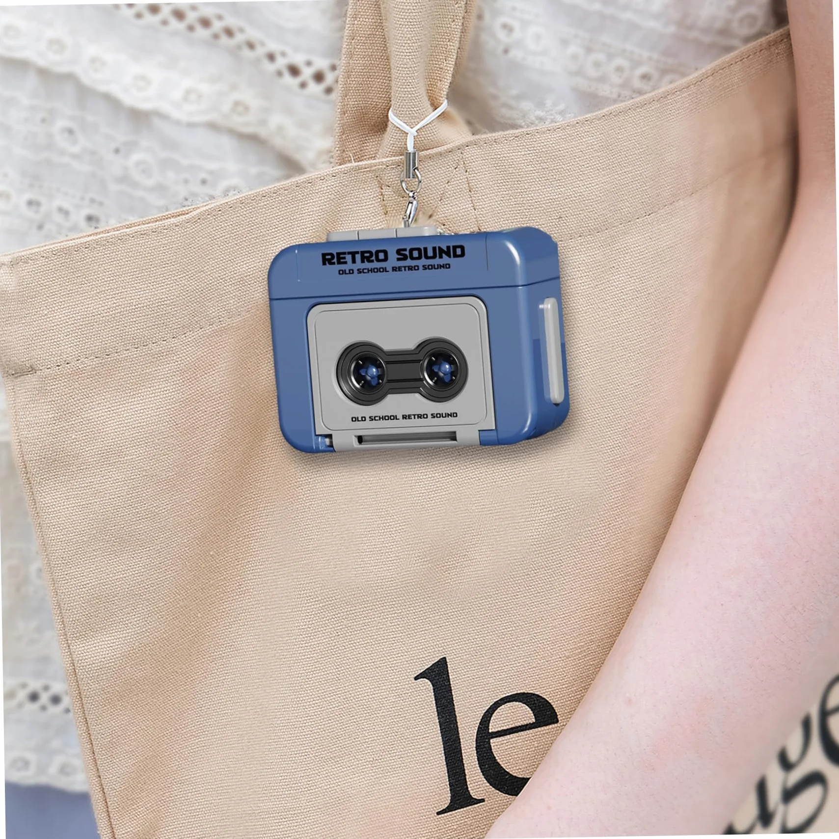 Retro Mini Cassette Player Recorder with Microcassette Player for Music