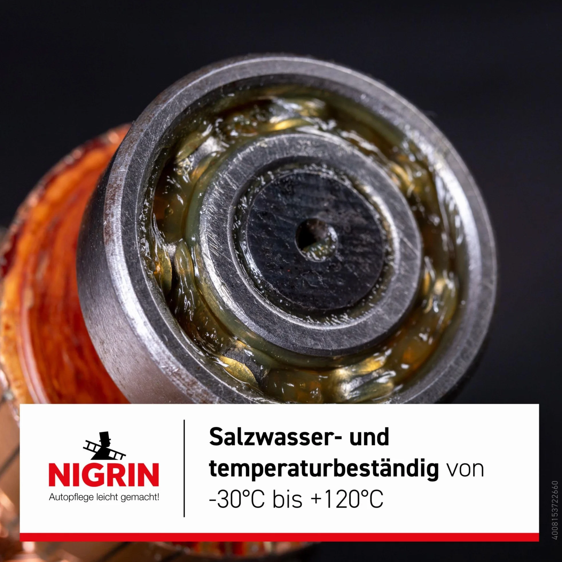 NIGRIN Grasa multiuso, tubo de 50 g, protege los motores de la corrosión y el envejecimiento, resistente a la temperatura de -30°C a +120°C