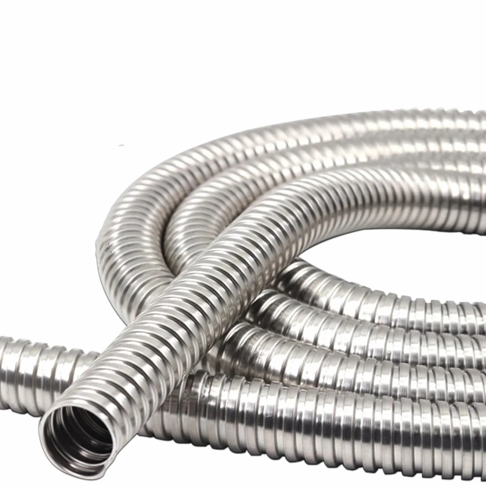 Flexo De Acero Inoxidable Tubo flexible de acero inoxidable 1 metro diámetro interior (6-51 mm) con rosca metálica y funda protectora for cables(Inner Diameter 32MM)