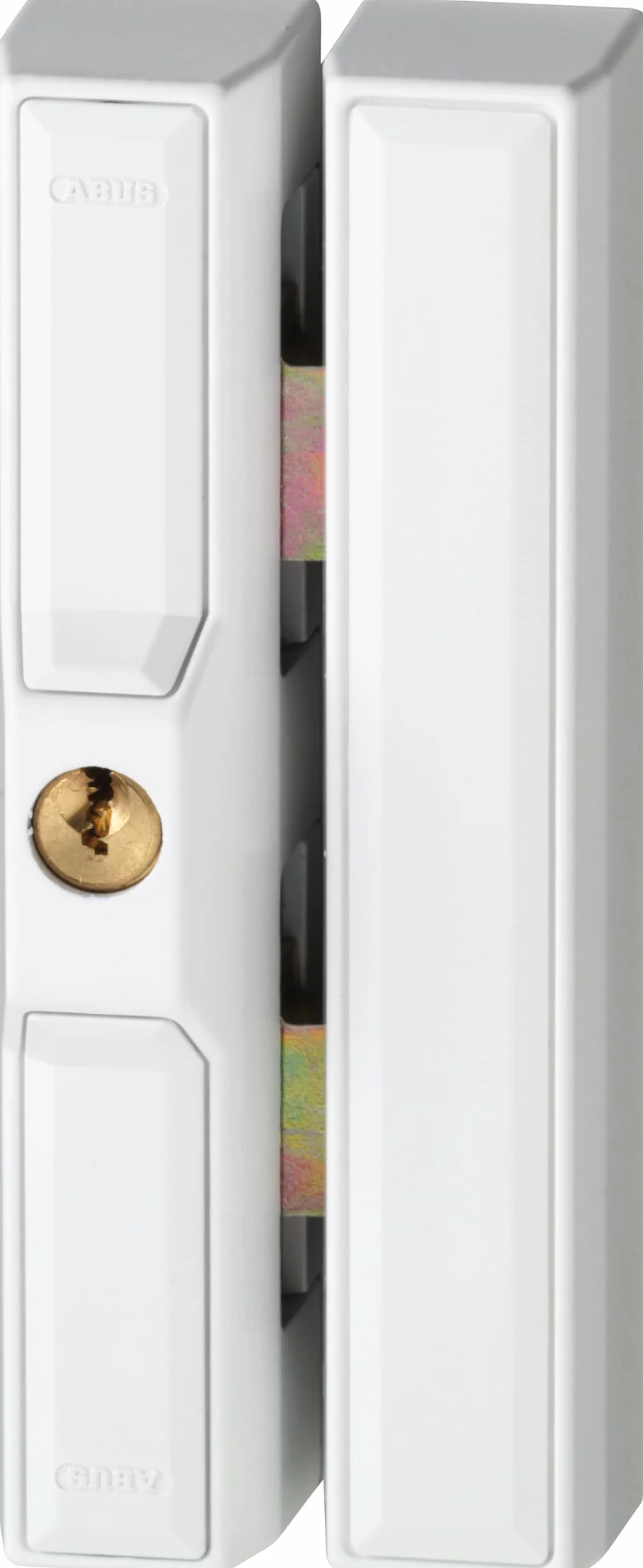 ABUS Seguro adicional para ventanas FTS88 - Cerradura para ventana con dos pasadores de acero - Cierre Distinto - Nivel de Seguridad ABUS 9-52841 - Blanco