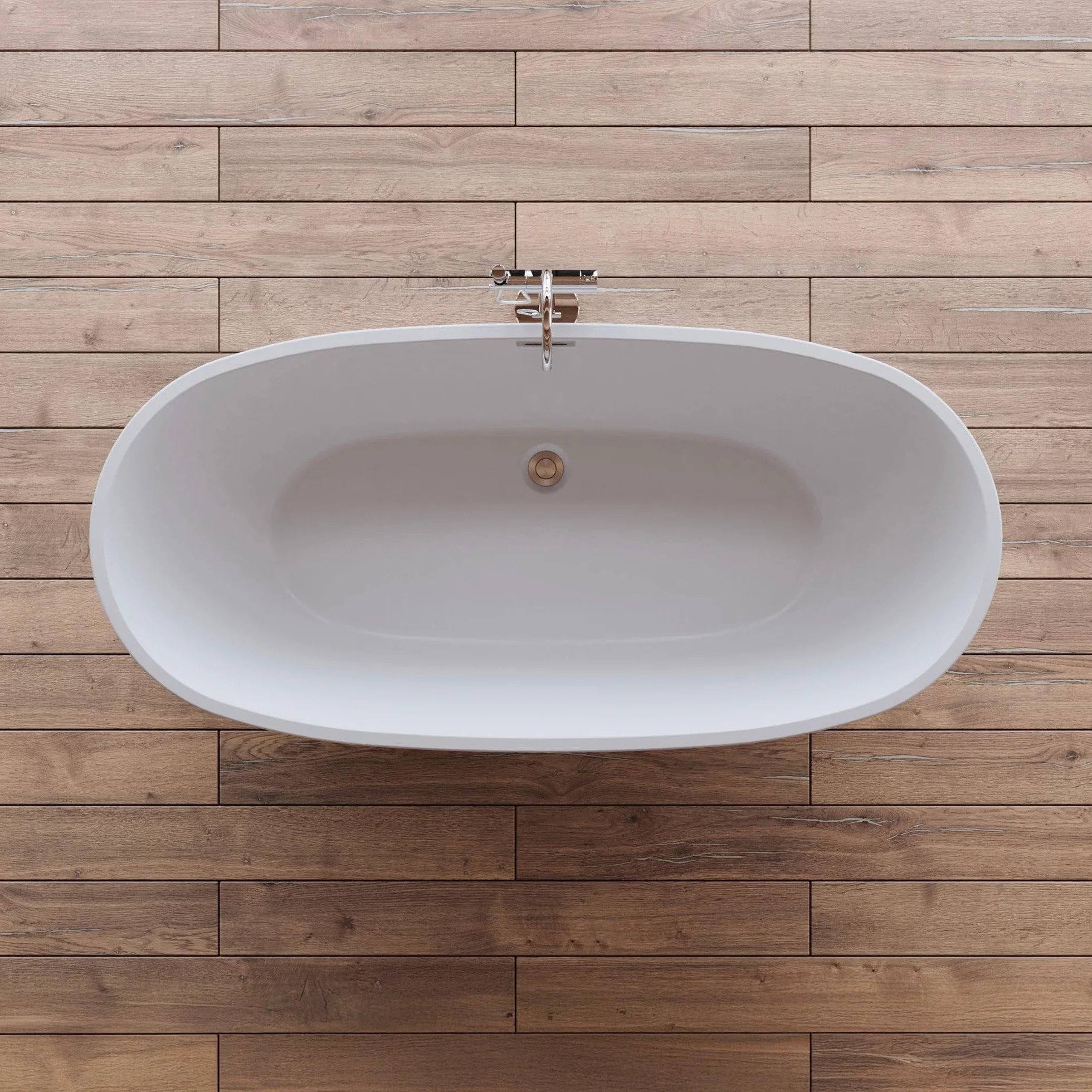 SPALINA Samba - Bañera exenta Oval L. 170 x l. 79 cm
