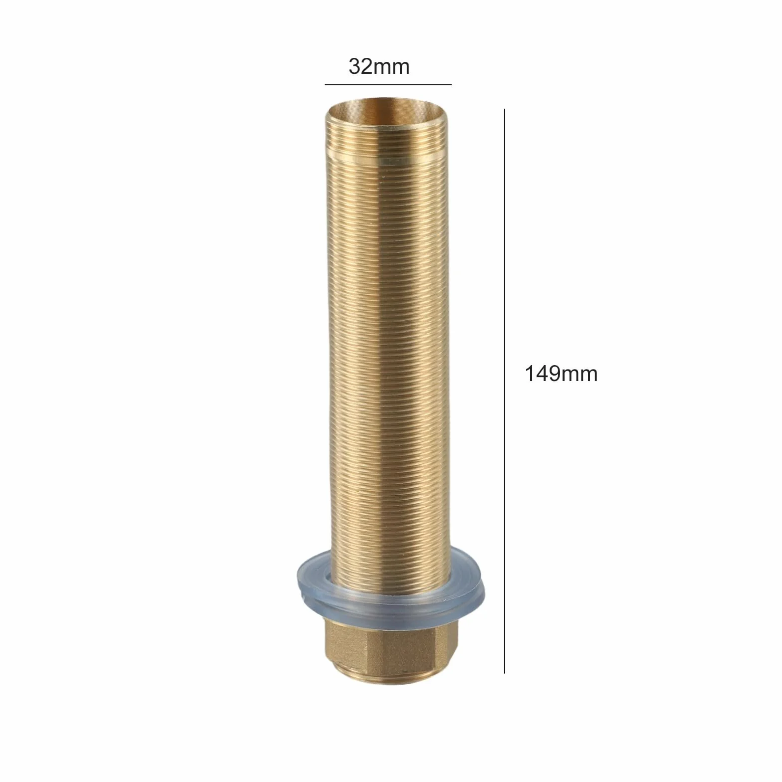 Piezas de reparación de grifo mezclador de lavabo de cocina, kit completo de reparación de grifo de lavabo de cocina con piezas de latón y silicona, adecuado para reparación de grifos (M32-150 mm)