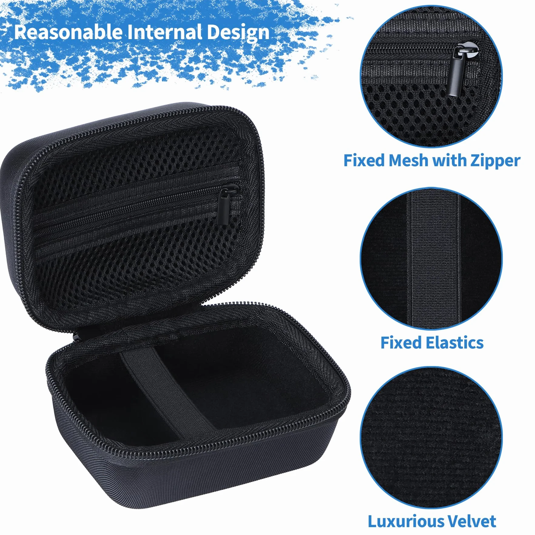 Lebakort Duro Caja Estuche Funda para Zoom H1 XLR Grabadora práctica
