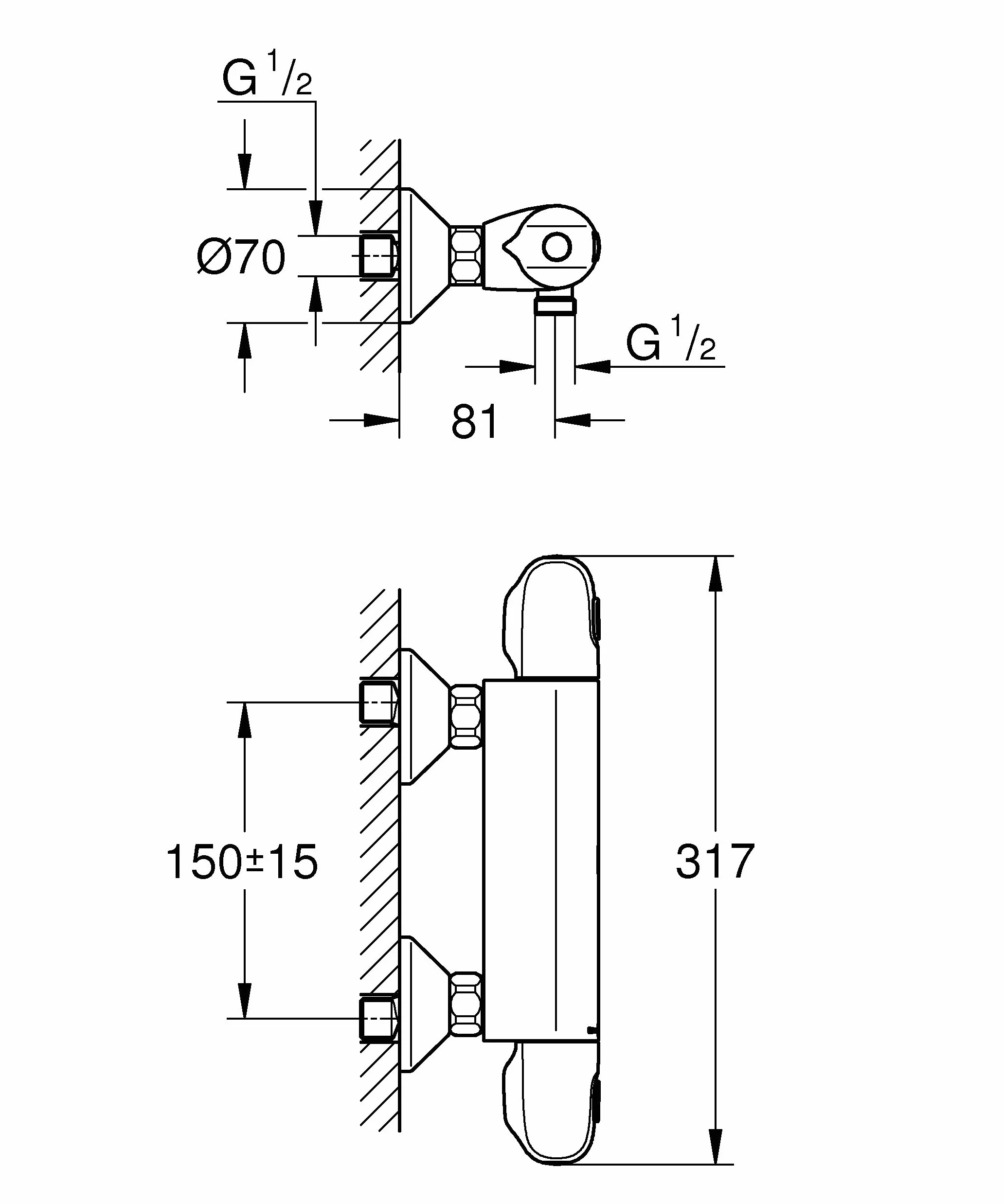 Grohe Grohtherm 1000 - Nuevo termostato para ducha 34550000
