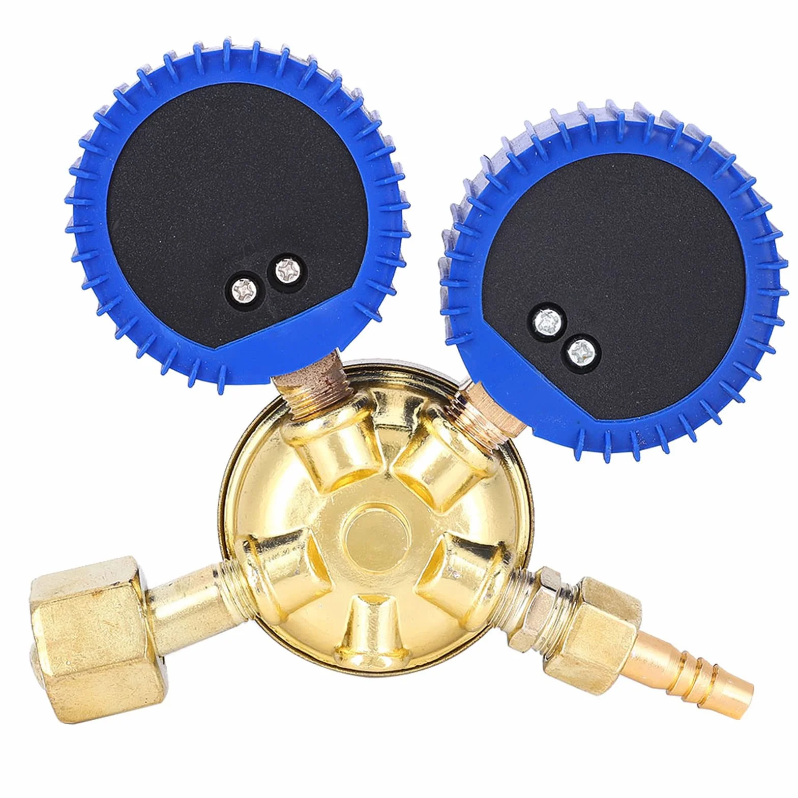 Manómetro de Oxígeno, Cuerpo de Aleación, Regulación de Presión Estable, Reductor de Presión de Gas de Oxígeno con Medidor de 0,4 a 25 MPa para Accesorios de Oxígeno