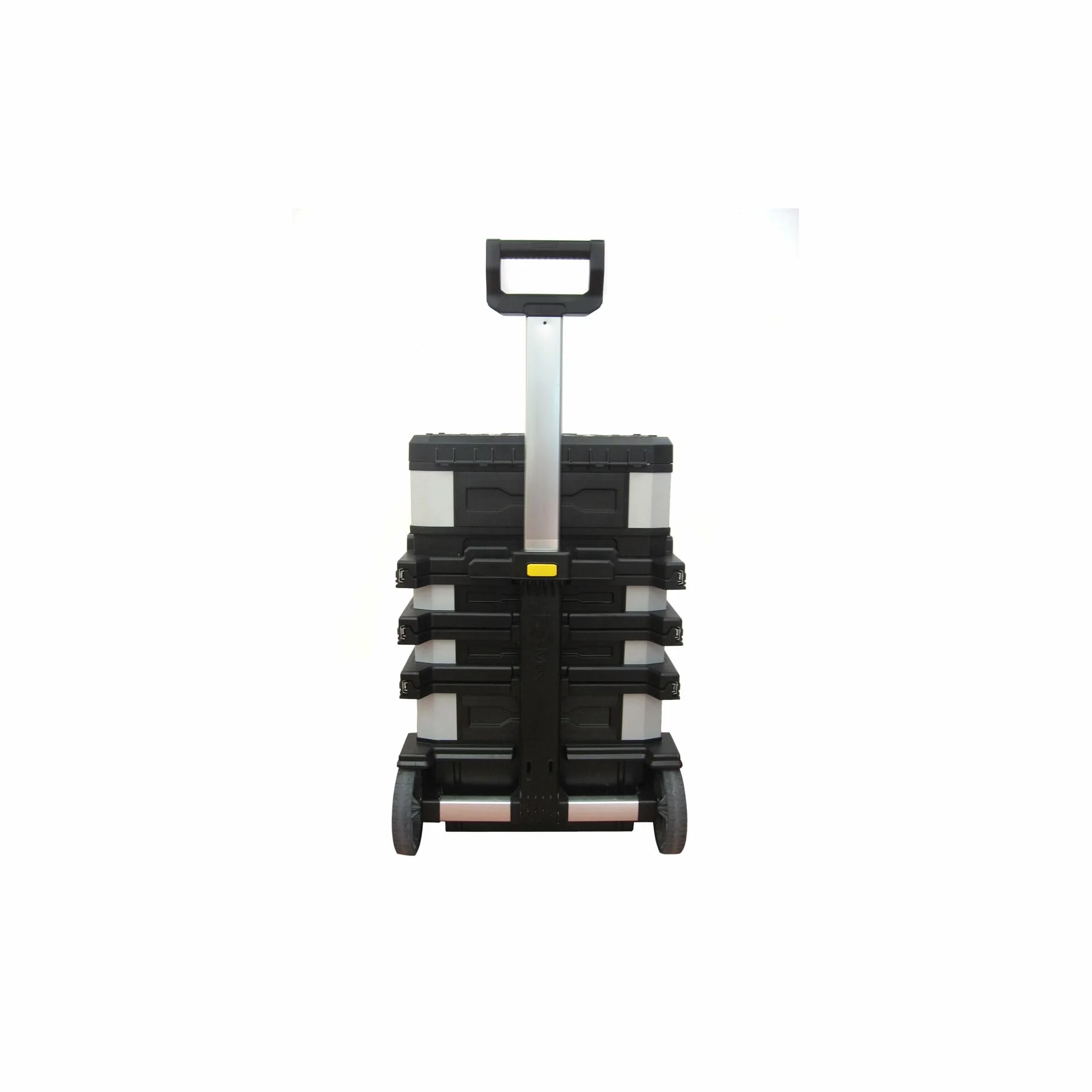 STANLEY FATMAX Taller Móvil Metálico, Carro de Herramientas, Caja Versátil para Piezas Pequeñas y Grandes, Ruedas 17cm, Cierres Metálicos Antioxidantes, 1-95-622