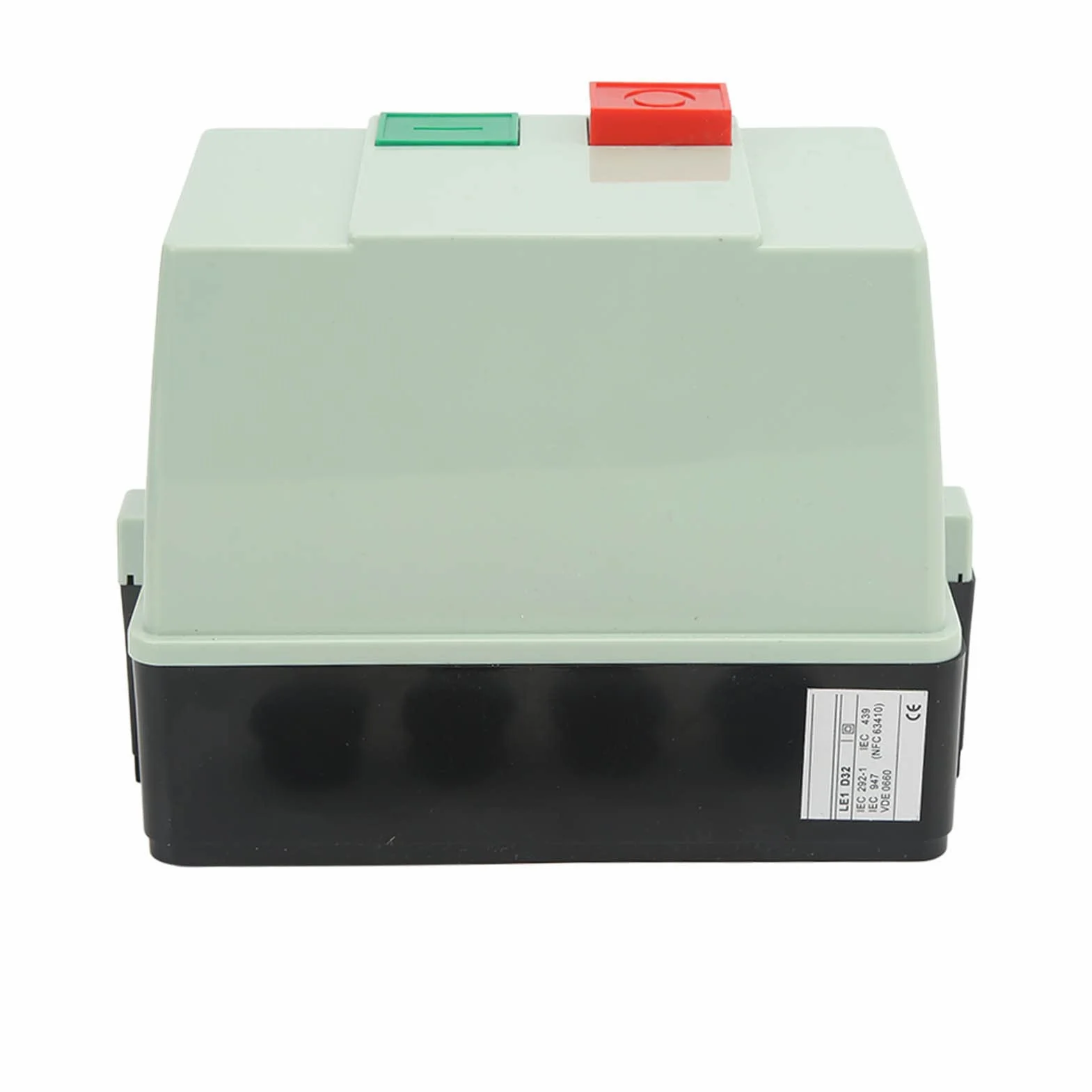 Naroote Interruptor de Control de Arranque de Motor Magnético Monofásico, Protección Inteligente, Fácil Operación, Ideal para Aplicaciones de Compresor de Aire y Agua, 1 Pieza en Material ABS